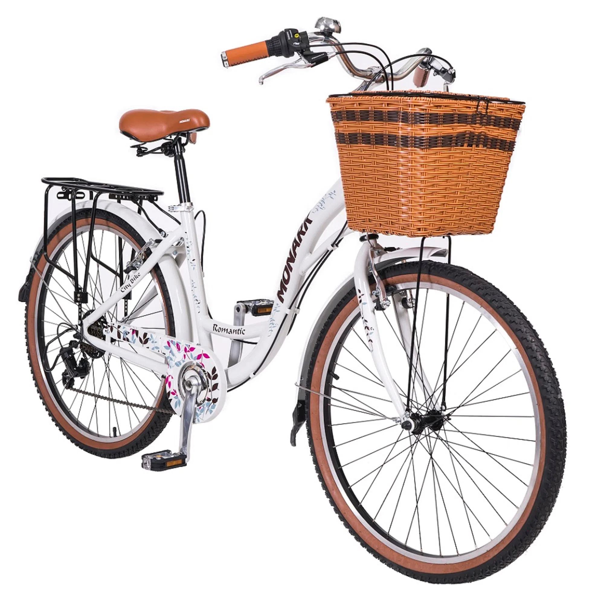 BICICLETA MONARK ROMANTIC ARO 26 GRIS